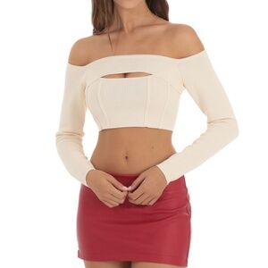 Lucy in the sky cutoff top